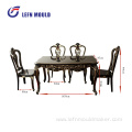 Luxury Antique Chairs Set Dining